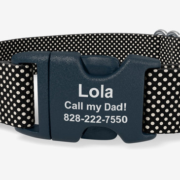 closeup view of personalization